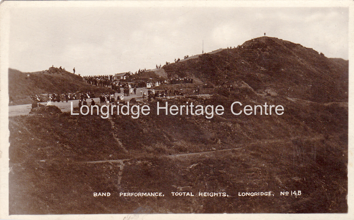122C - Tootle Height Park - A murky view towards the summit - Unknown